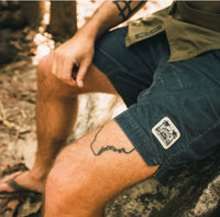 Pressure Drop Cord Shorts :: Admiralty Blue
