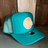 Hermosa Beach CLASSIC LOGO High Crown Trucker Hat - Jade Green