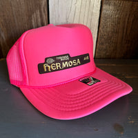 Hermosa Beach HERMOSA AVE Trucker Hat - Neon Pink