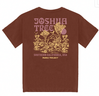 Joshua Tree Puff Print Tee - Rust