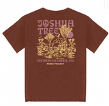 Joshua Tree Puff Print Tee - Rust