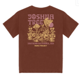 Joshua Tree Puff Print Tee - Rust