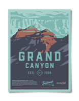 Grand Canyon National Park (North Rim) - 12x16 Poster