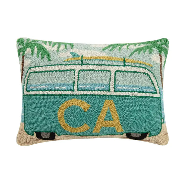 CALIFORNIA VACATION BUS ☀️ Hook Pillow