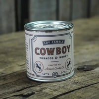 Cowboy | Tobacco + Honey 8oz Soy Candle