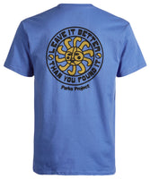 Fun Suns Pocket Tee (Leave It Better Than You Found It) - Blue