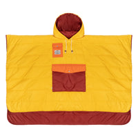 REVERSIBLE CAMP PONCHO - SUNRISE ORANGE