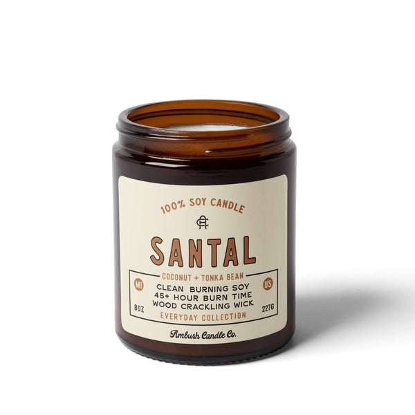 Santal | Coconut + Tonka Bean 8oz Soy Candle