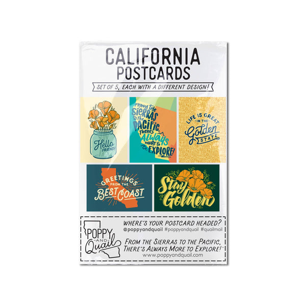 California Postcard Set