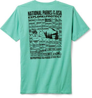 Parks Project National Park Checklist T-Shirt - Teal