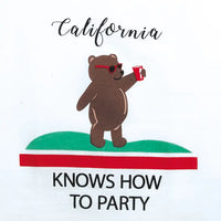 CALIFORNIA KNOWS HOW TO PARTY 🥤 Kitchen Tea Towel