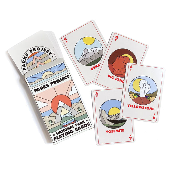 Minimalist National Park Playing Cards