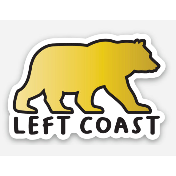Left Coast - Golden Bear - Sticker