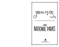 John Muir :: Our National Parks Hardcover Book