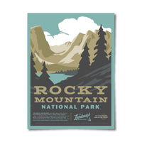 Rocky Mountains National Park - 12x16 Poster