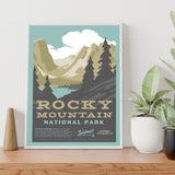 Rocky Mountains National Park - 12x16 Poster