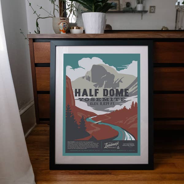 Half Dome - 12x16 Poster