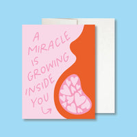 Miracle Growing Inside You Card ♡ Greeting Card