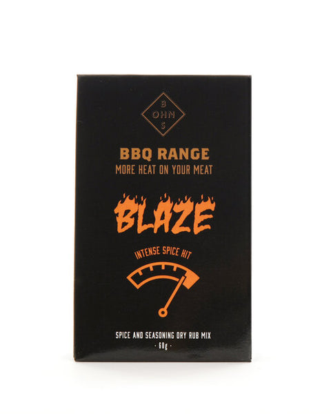 Blaze - BBQ range. More heat on your meat. INTENSE spice hit - 60g