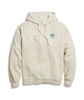Garment Dye Pullover Hoodie in Antique White