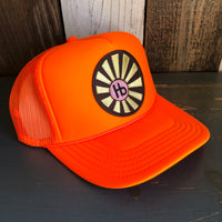 Hermosa Beach SUNBEAMS Trucker Hat - Neon Orange