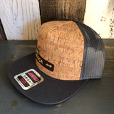 Hermosa Beach HERMOSA AVE Premium Cork Trucker Hat - (Grey/Cork)