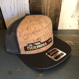Hermosa Beach HERMOSA AVE Premium Cork Trucker Hat - (Grey/Cork)