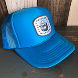 SMOKEY BEAR / PREVENT WILDFIRES Trucker Hat - Neon Blue