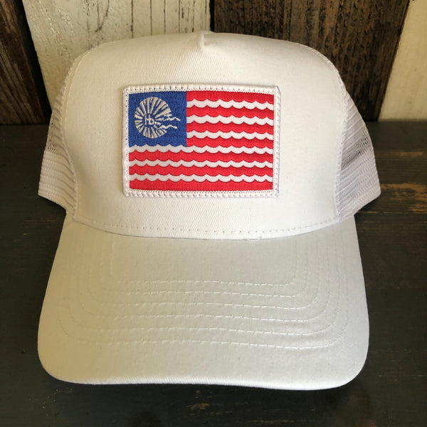 Hermosa USA Trucker Hat - White