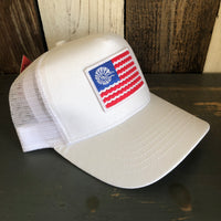 Hermosa USA Trucker Hat - White