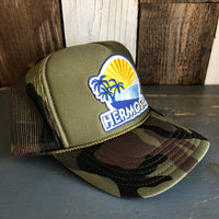 Hermosa Beach FIESTA Trucker Hat - Camouflage/Olive