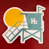 Hermosa Beach Sticker - LIFEGUARD TOWER