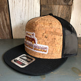Hermosa Beach WOODIE Premium Cork Trucker Hat - (Black/Cork)