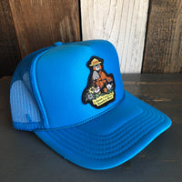 I THINK I LOVE YOU, SMOKEY BEAR - Trucker Hat - Neon Blue