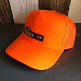 Hermosa Beach HERMOSA AVE - 5 Panel Mid Profile Mesh Back Trucker Hat - Neon Orange