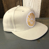 Hermosa Beach CLASSIC LOGO 6 Panel Mid Profile Baseball Cap  - Brushed Bull Denim