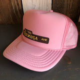 Hermosa Beach HERMOSA AVE High Crown Trucker Hat - Pink