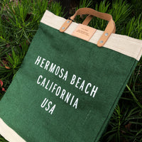 HERMOSA BEACH: City Series - Short Handle Market Bag in FIELD GREEN (TYPE: BD-ML03N-OS)