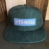 Hermosa Beach BLUE SUPREME HERMOSA 6 Panel Mid Profile Baseball Cap - Dark Green