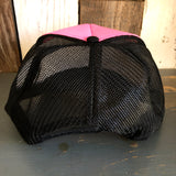 Hermosa Beach CLASSIC LOGO Trucker Hat - Black/Neon Pink/Black