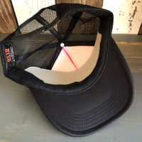 Hermosa Beach CLASSIC LOGO Trucker Hat - Black/Neon Pink/Black