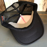 Hermosa Beach CLASSIC LOGO Trucker Hat - Black/Neon Pink/Black