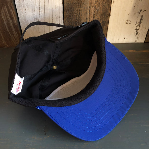 Hermosa Beach CLASSIC LOGO 5 Panel High Crown Baseball Cap - Royal Blu –  Wicked+