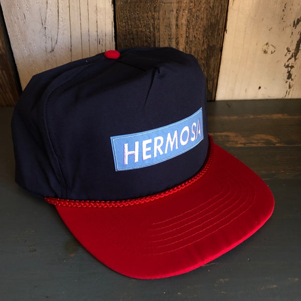Hermosa Beach BLUE SUPREME HERMOSA 5 Panel High Crown Baseball Cap - N –  Wicked+