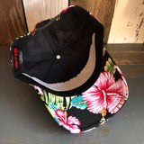 SO FAR...SO BUENO Hawaiian Pattern 6 Panel Low Profile Baseball Cap - A ‘o ia (Curved Brim)