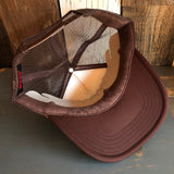 Hermosa Beach CLASSIC LOGO Trucker Hat - Brown/Khaki