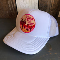 JOSHUA TREE NATIONAL PARK ✷ High Crown Trucker Hat - White