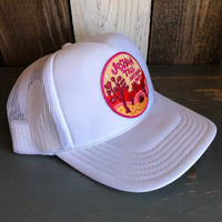 JOSHUA TREE NATIONAL PARK ✷ High Crown Trucker Hat - White
