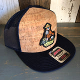 I THINK I LOVE YOU, SMOKEY BEAR Trucker Hat Premium Cork Trucker Hat - (Navy/Cork)