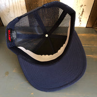 I THINK I LOVE YOU, SMOKEY BEAR Trucker Hat Premium Cork Trucker Hat - (Navy/Cork)